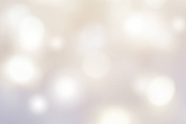 istock Abstract silver festive  background with defocused natural bokeh, blur texture with copy space, poster for your design.