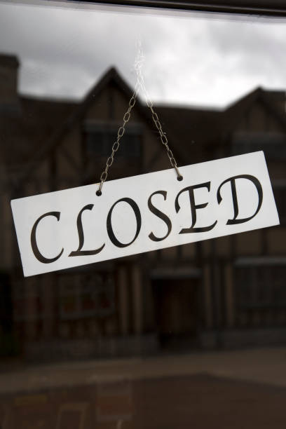 istock Closeup of Closed Sign 819659110