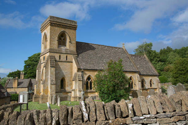 istock St Barnabas Church; Snowshill, Cotswolds; Gloucestershire; England 819659472