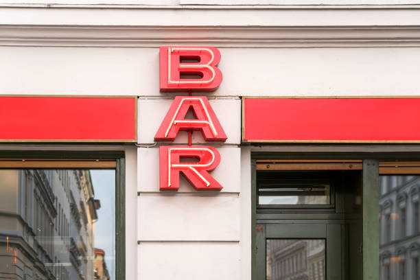istock red neon bar sign at a pub 819670752
