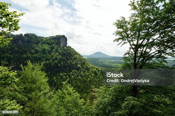 The Landscape Of Bohemian Switzerland Stock Photo - Download Image Now - Arch - Architectural Feature, Hiking, Hill