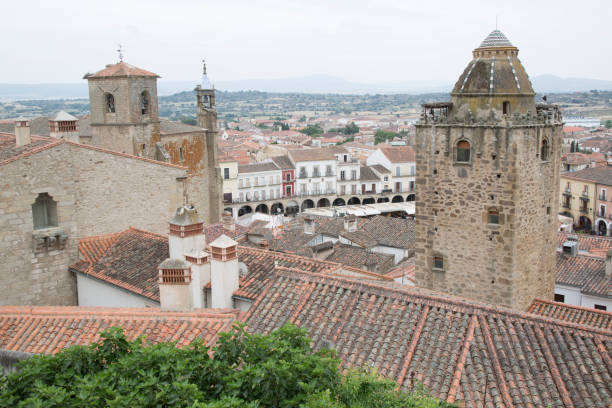 istock Main Square, Church and Tower, Trujillo 819696060