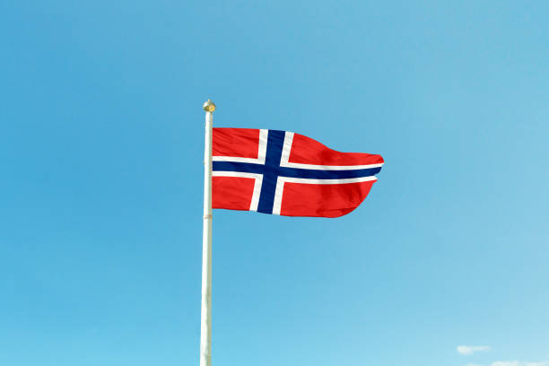 istock Norway flag on the mast 819702618