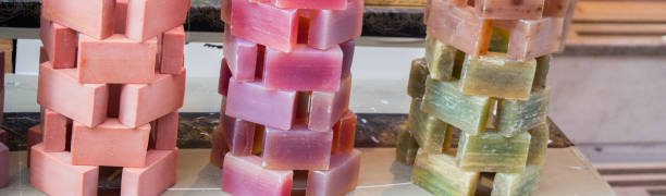 istock Collection of bars of hand made soap 819709936