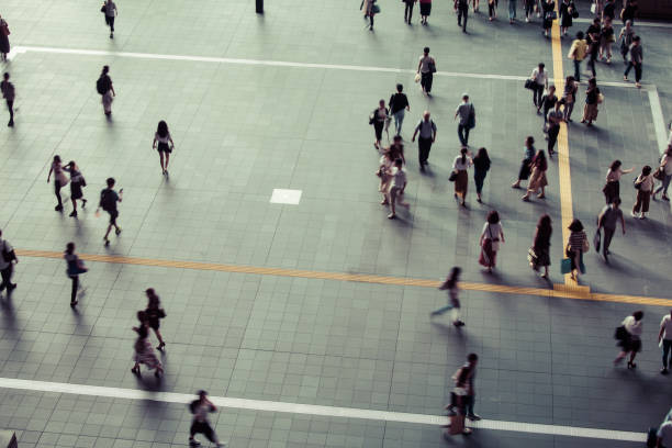 istock Walking people in Japan 819723760