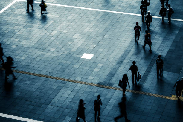 istock Walking people in Japan 819726410