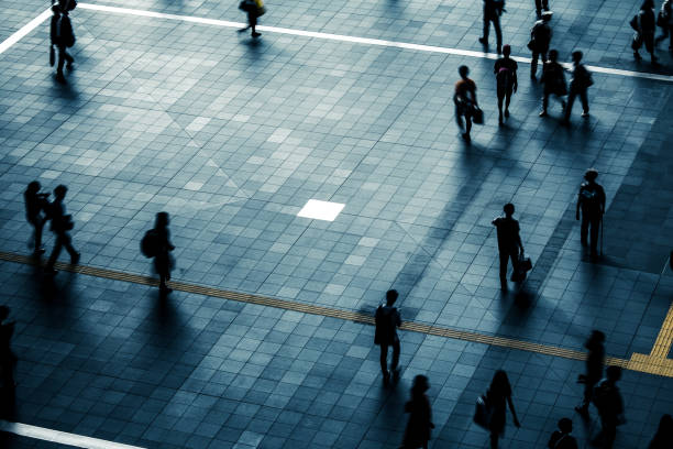 istock Walking people in Japan 819726478