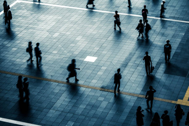 istock Walking people in Japan 819726540