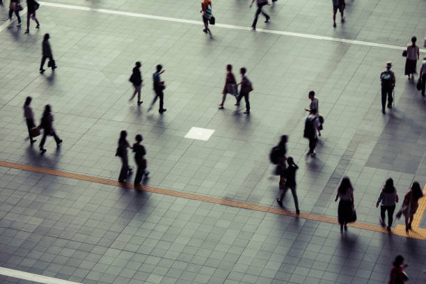 istock Walking people in Japan 819726628