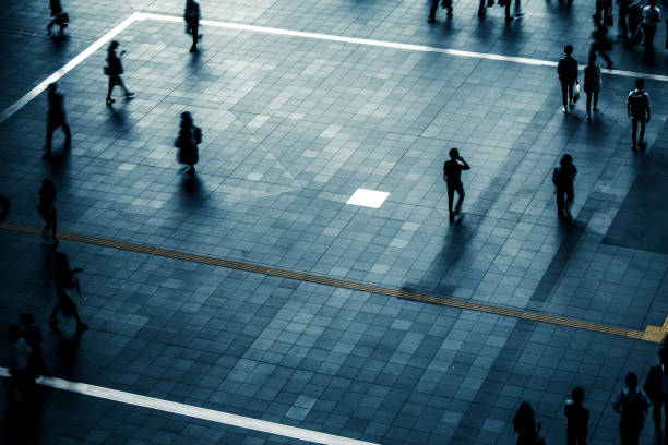istock Walking people in Japan 819726692