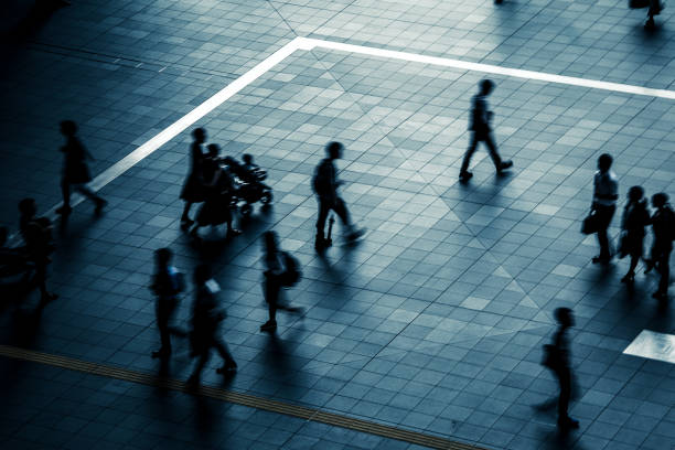 istock Walking people in Japan 819726894