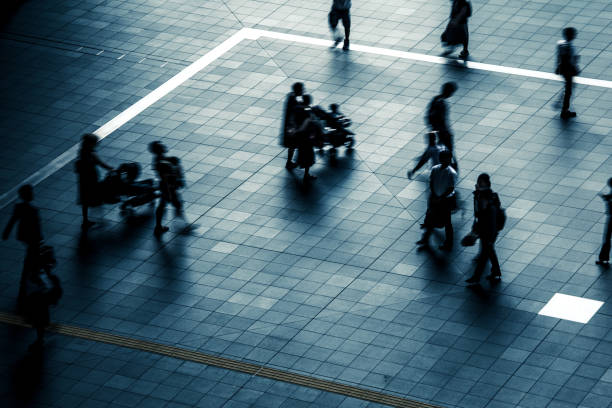 istock Walking people in Japan 819727000