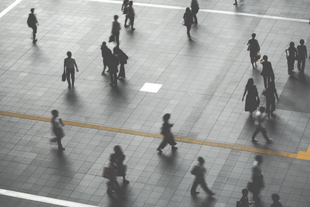 istock Walking people in Japan 819727126