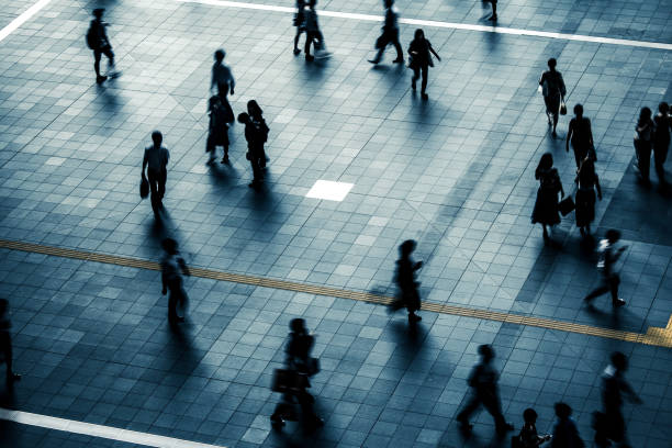 istock Walking people in Japan 819727192