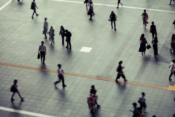 istock Walking people in Japan 819727246