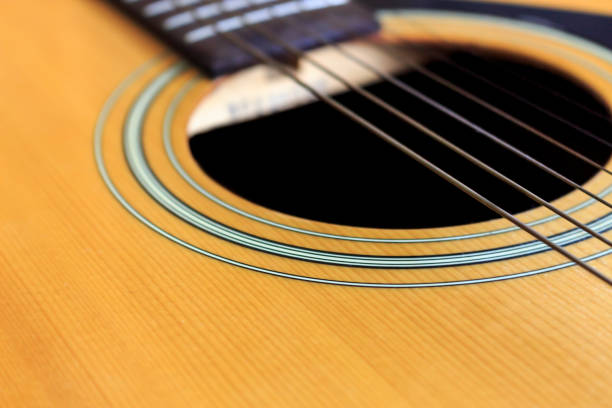 istock closeup acoustic guitar with soft-focus and over light in the background 819733970