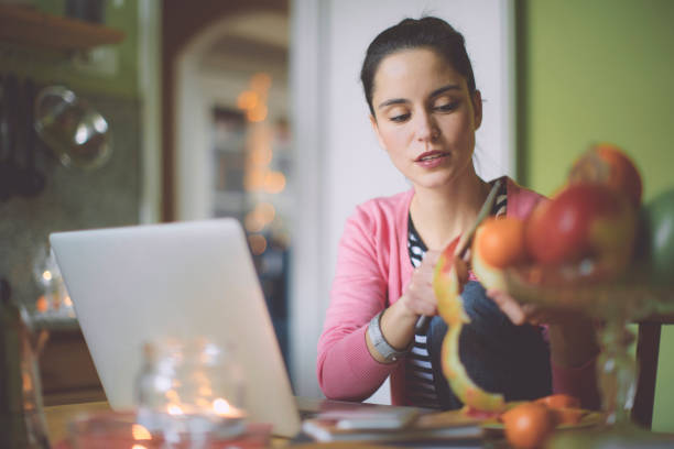 istock Young woman at home 819742836
