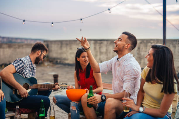 istock Our party on the rooftop 819742876