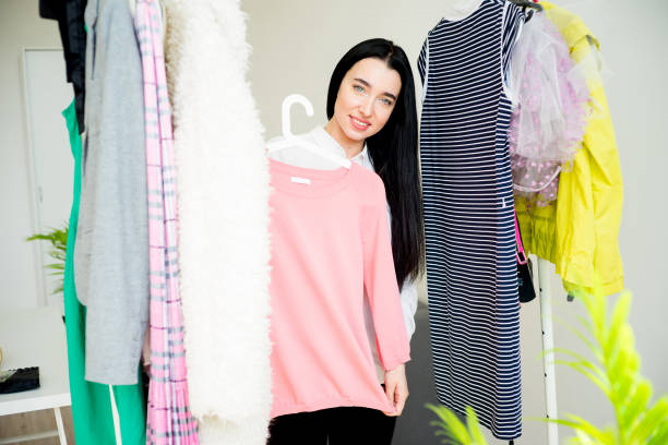 istock Woman cannot decide what to wear 819775796