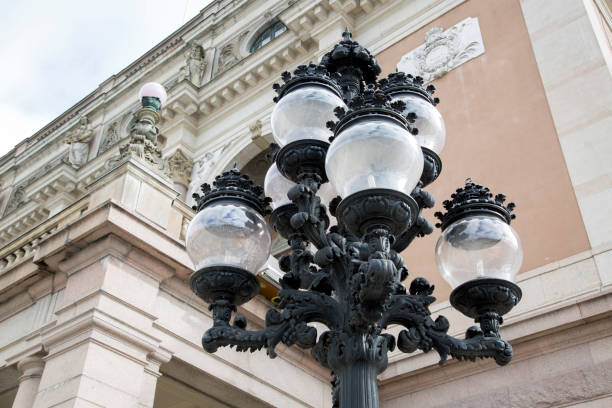 Lamppost outside Opera House, Stockholm; Sweden