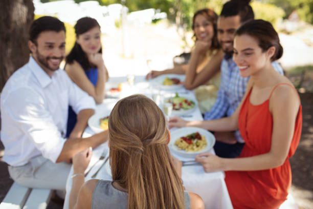 istock Group of friends having lunch 819817448