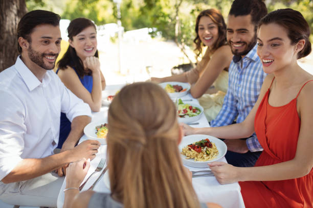 istock Group of friends having lunch 819817500