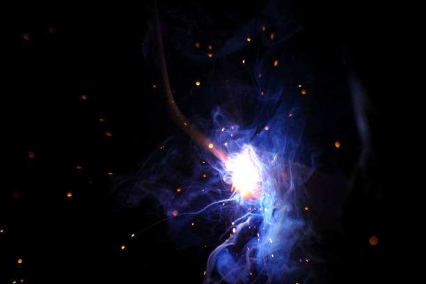 istock Metal Welding with sparks and smoke 819818450