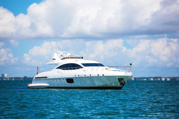 istock Yacht in miami florida 819878596
