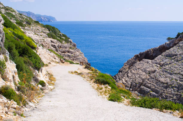 istock Road on Zakynthos island, Greece 819902258
