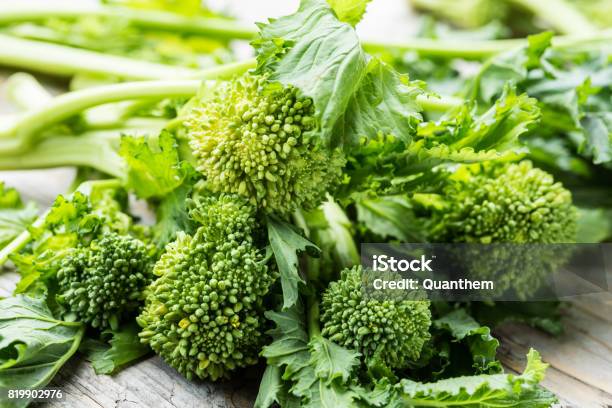 Broccoli Rabe Stock Photo - Download Image Now - Broccoli Rabe, Brassica rapa, Sprouting Broccoli