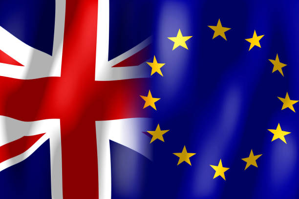 istock Brexit - Great Britain and European Union flag 819913742