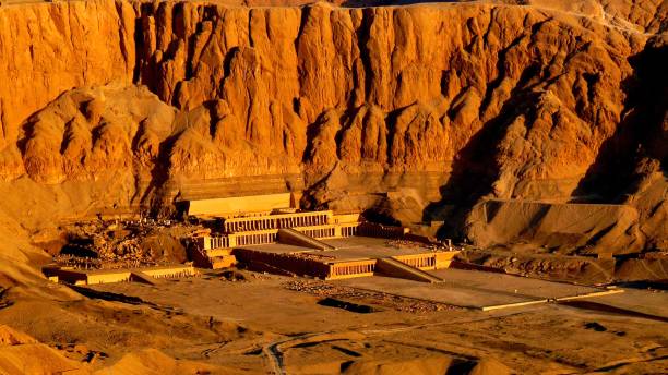 istock Arial view of the Hatschepsut temple 819948994