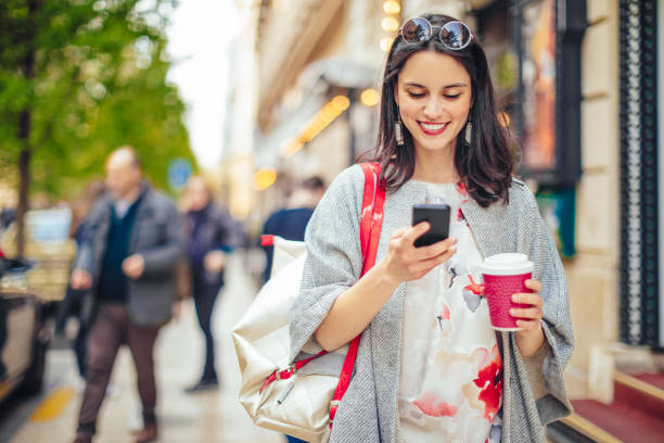 istock Beautiful woman spending time in the city 819962592