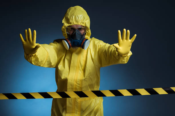 위험 영역 - biochemical warfare biohazard symbol virus laboratory 뉴스 사진 이미지