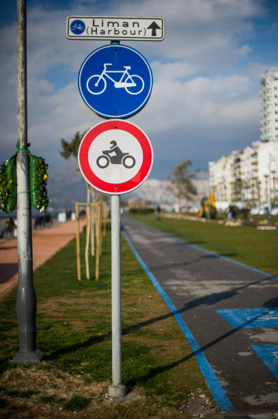 istock Road Sign on Pedestrian Walkway 819993546