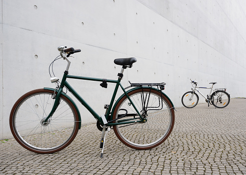 Parked bikes in Berlin