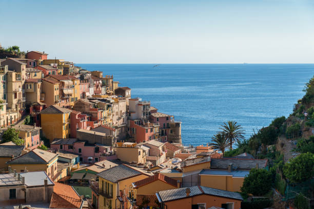 istock Small italian town on coasline 820019100