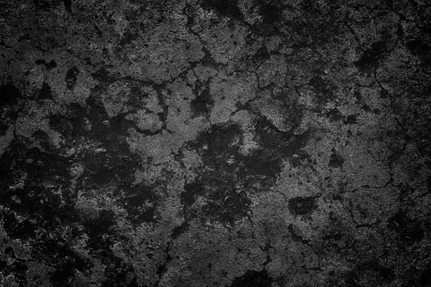 Photo of Black Old Concrete Background