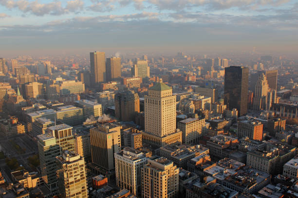 Aerial view, Montreal, Quebec