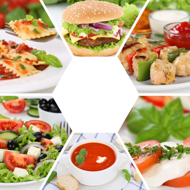istock Food collection collage menu eating drinks meal meals restaurant 820075330