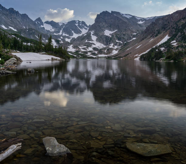 lago isabelle - colorado - long exposure - fotografias e filmes do acervo