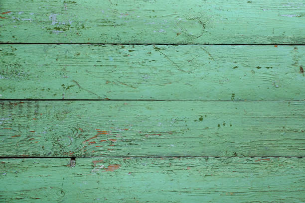 istock Old wooden green boards. Background. 820098234