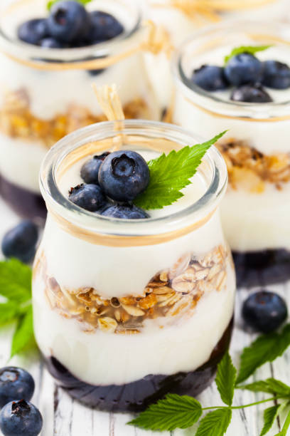 istock Granola with Yogurt, Honey and Blueberries. 820111978