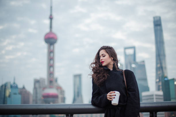 istock Young woman on coffee break 820119090