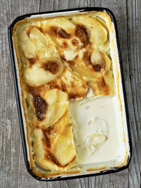istock rustic golden scalloped potato gratin dauphinois 820127652