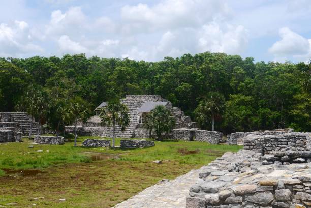 istock Xcambo mayan ruins Pyramide culture mexico Yucatan 820135132