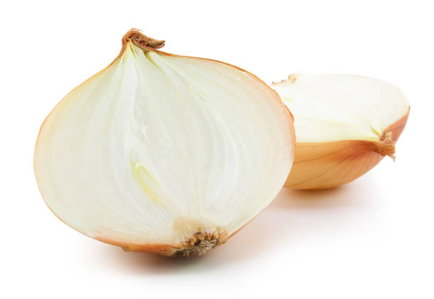 istock fresh bulbs of onion on a white 820167714