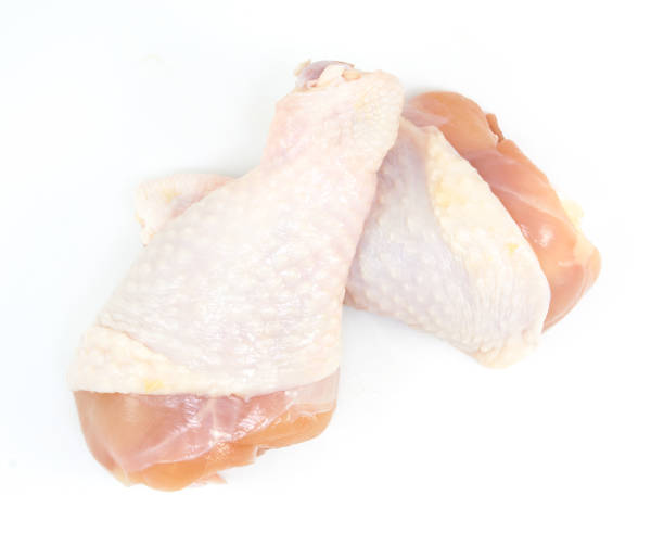 istock Fresh chicken drumsticks on isolated on a white 820167750