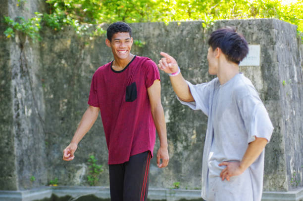 istock Young people enjoy the Parkour 820184324