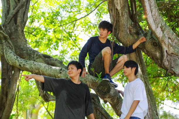 istock Young people enjoy the Parkour 820189296